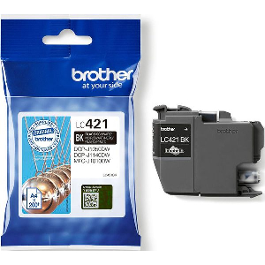 BROTHER ΜΕΛΑΝΙ INKJET LC-421 BLACK ΜΕ OEM:LC421BK