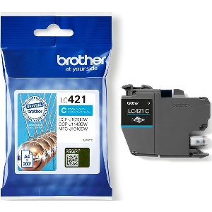 BROTHER ΜΕΛΑΝΙ INKJET LC-421 CYAN ΜΕ OEM:LC-421C