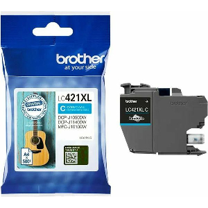 BROTHER ΜΕΛΑΝΙ INKJET LC-421C XL CYAN ΜΕ OEM:LC421XLC