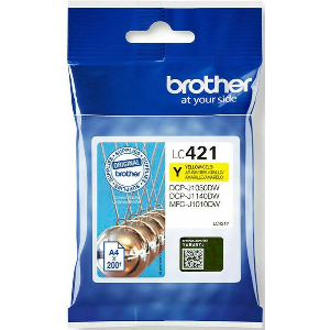 BROTHER ΜΕΛΑΝΙ INKJET LC-421YELLOW ΜΕ OEM:LC421Y