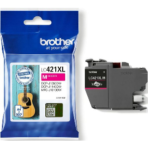 BROTHER ΜΕΛΑΝΙ INKJET LC421 XLMAGENTA ΜΕ OEM:LC421XLM