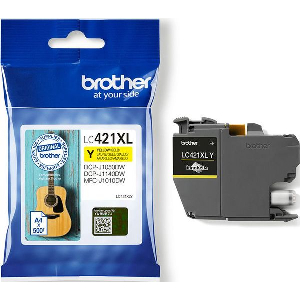 BROTHER ΜΕΛΑΝΙ INKJET LC421 XLYELLOW ΜΕ OEM:LC421XLY