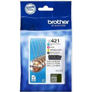 BROTHER ΜΕΛΑΝΙ INKJET LC421VA MULTIPACK ΜΕ OEM:LC421VAL