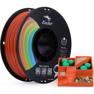 CREALITY EN-PLA+ ORANGE ENDER 3D PRINTER FILAMENT, TENSILE STR. 34MPA, BENDING 77MPA, 1 KG SPOOL1.7