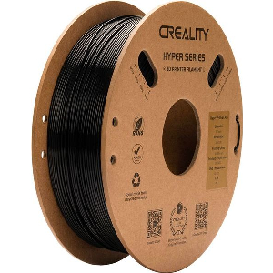 CREALITY HYPER-PETG BLACK 3D PRINTER FILAMENT, FAST PRINT, CHEMICAL SUNLIGHT RESIST. 1KG 1.75