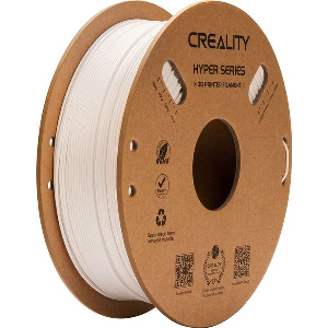 CREALITY HYPER-PETG WHITE 3D PRINTER FILAMENT, FAST PRINT, CHEMICAL SUNLIGHT RESIST. 1KG 1.75