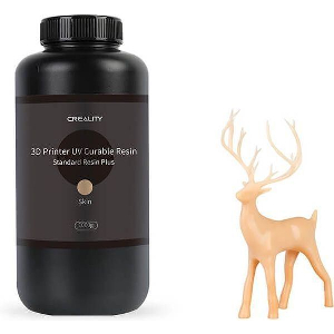 CREALITY RESIN PLUS SKIN FLESH, 1KG STANDARD RIGID RESIN PLUS FOR 3D PRINTERS