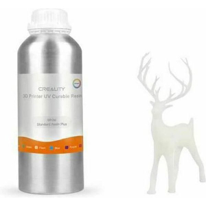 CREALITY RESIN PLUS WHITE, 1KG STANDARD RIGID RESIN PLUS FOR 3D PRINTERS (3302020085)