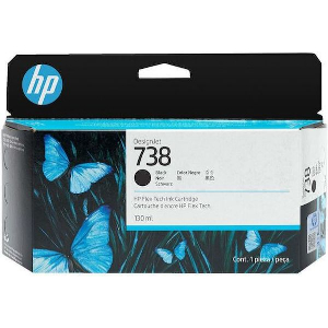 HP ΜΕΛΑΝΙ INKJET NO.738 130-ML BLACK DESIGNJET ΜΕ OEM:498N4A