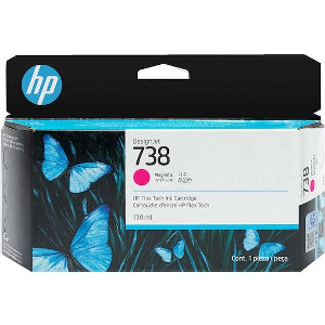 HP ΜΕΛΑΝΙ INKJET NO.738 130-ML MAGENTA DESIGNJET ΜΕ OEM:498N6A