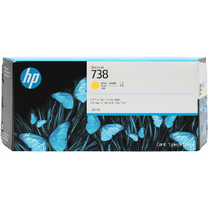 HP ΜΕΛΑΝΙ INKJET NO.738 300-ML YELLOW DESIGNJET ΜΕ OEM:676M8A