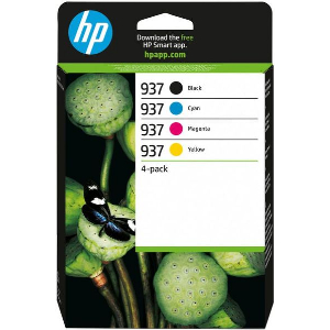 HP ΜΕΛΑΝΙ INKJET NO.937 CMYK 4-PACK ΜΕ OEM:6C400NE