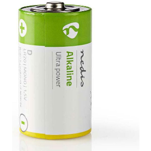 NEDIS BAAKLR202BL ALKALINE BATTERY D 1.5 V 2ΤΜΧ