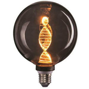 ΛΑΜΠΑ LED G125 4W E27 1800K 220-240V DNA SMOKY DIMMABLE