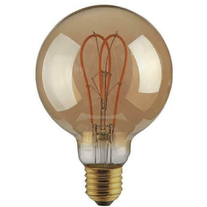 ΛΑΜΠΑ LED G125 FILAMENT DECOR 5W E27 2000K 220-240V DIMMABLE GOLD