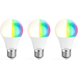 ΛΑΜΠΑ LED HAMA 176635 WLAN E27 8.5W RGBW (3 ΤΜΧ)