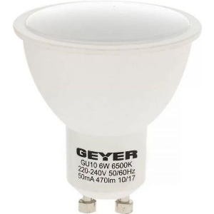ΛΑΜΠΤΗΡΑΣ GEYER LED PAR16 6W GU10 3000K 445LM 38°