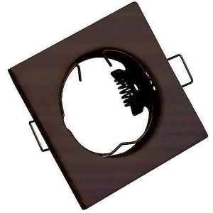 GEYER ΤΕΤΡΑΓΩΝΟ SPOT GU10 ΜΑΥΡΟ MATT