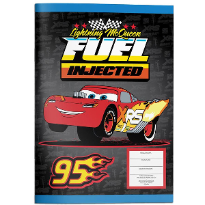 ΤΕΤΡΑΔΙΟ ΚΑΡΦΙΤΣΑ 17Χ24 CARS 40Φ ΜΑΥΡΟ