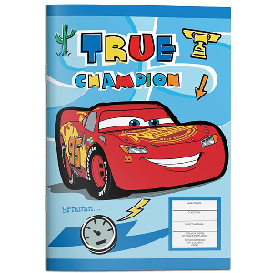 ΤΕΤΡΑΔΙΟ ΚΑΡΦΙΤΣΑ 17Χ24 CARS 40Φ ΜΠΛΕ