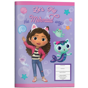 ΤΕΤΡΑΔΙΟ ΚΑΡΦΙΤΣΑ 17Χ25 GABBYS DOLLHOUSE 40Φ ΜΩΒ