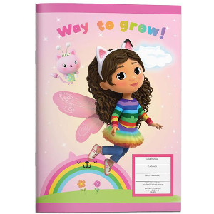 ΤΕΤΡΑΔΙΟ ΚΑΡΦΙΤΣΑ 17Χ25 GABBYS DOLLHOUSE 40Φ ΡΟΖ