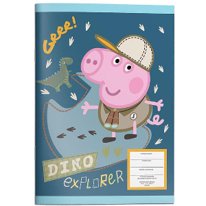 ΤΕΤΡΑΔΙΟ ΚΑΡΦΙΤΣΑ 17Χ25 PEPPA PIG 40Φ ΠΡΑΣΙΝΟ