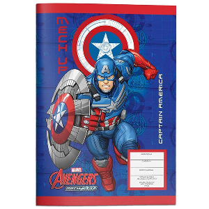 ΤΕΤΡΑΔΙΟ ΚΑΡΦΙΤΣΑ AVENGERS 17X25 ΕΚ. 40 ΦΎΛΛΑ ΜΠΛΕ