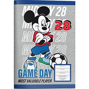 ΤΕΤΡΑΔΙΟ ΚΑΡΦΙΤΣΑ DISNEY MICKEY MOUSE 002 17X25 40 ΦΥΛΛΑ
