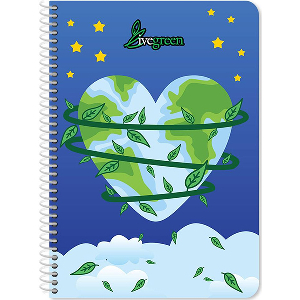 ΤΕΤΡΑΔΙΟ ΣΠΥΡΑΛ 17Χ25 3Θ 90Φ 002 LIVE GREEN