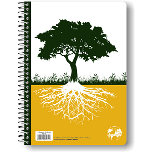 ΤΕΤΡΑΔΙΟ GLOBUS 17X25 NATURE 2 ΘΕΜΑΤΩΝ ΚΙΤΡΙΝΟ