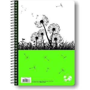 ΤΕΤΡΑΔΙΟ GLOBUS 17X25 NATURE 2 ΘΕΜΑΤΩΝ ΠΡΑΣΙΝΟ