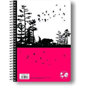 ΤΕΤΡΑΔΙΟ GLOBUS 17X25 NATURE 2 ΘΕΜΑΤΩΝ ΡΟΖ