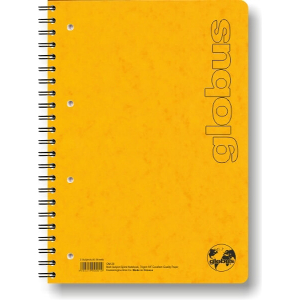 ΤΕΤΡΑΔΙΟ GLOBUS 17X25 PRESSBOARD 2 ΘΕΜΑΤΩΝ ΚΙΤΡΙΝΟ