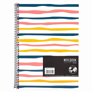 ΤΕΤΡΑΔΙΟ GLOBUS 17X25 RIPPLE 3 ΘΕΜΑΤΩΝ ΚΙΤΡΙΝΟ