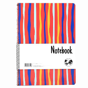 ΤΕΤΡΑΔΙΟ GLOBUS 17X25 RIPPLE 3 ΘΕΜΑΤΩΝ ΚΟΚΚΙΝΟ