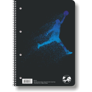 ΤΕΤΡΑΔΙΟ GLOBUS 17X25 SPORTS 2 ΘΕΜΑΤΩΝ ΜΠΛΕ