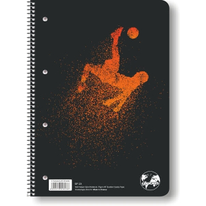 ΤΕΤΡΑΔΙΟ GLOBUS 17X25 SPORTS 2 ΘΕΜΑΤΩΝ ΠΟΡΤΟΚΑΛΙ