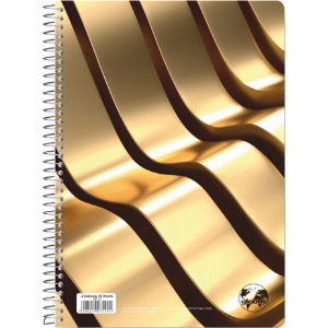 ΤΕΤΡΑΔΙΟ GLOBUS A4 2 ΘΕΜΑΤΩΝ METAL 003