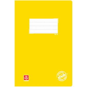 ΤΕΤΡΑΔΙΟ STUDY ΡΙΓΕ Α4 50Φ ΚΙΤΡΙΝΟ