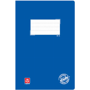 ΤΕΤΡΑΔΙΟ STUDY ΡΙΓΕ Α4 50Φ ΜΠΛΕ