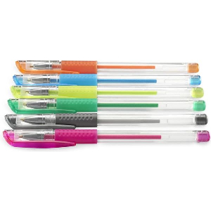 ΣΕΤ HAMA 07562 GLITTER & CLASSIC 6 GEL ΠΕΝΕΣ