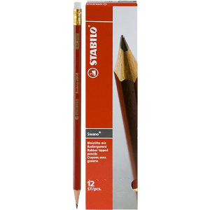 ΜΟΛΥΒΙΑ STABILO 4906 ME ΓΟΜΑ 12ΤΜΧ