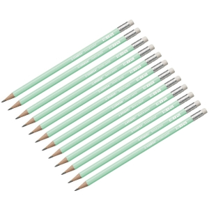ΜΟΛΥΒΙΑ STABILO 4908/02 PASTEL GREEN ΓΟΜΑ 12ΤΜΧ