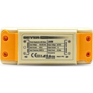 GEYER ΤΡΟΦΟΔΟΤΙΚΟ 24W 24V DC 1A IP20