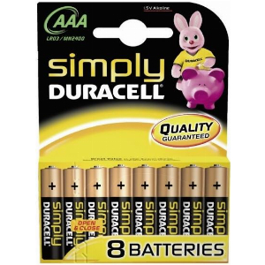 ΜΠΑΤΑΡΙΑ 3A DURACELL SIMPLY 8PACK