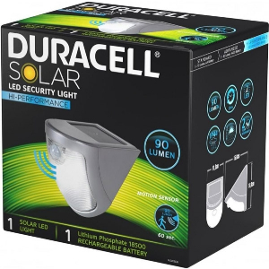 SOLAR SECURITY LIGHT 90 LUMEN