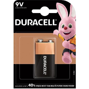 DURACELL ALKALINE BATTERY BASIC 6LF22 R22 9V 1PC