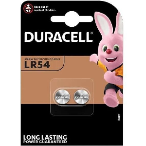 DURACELL ALKALINE BATTERY LR1130 LR54 AG10 2PCS