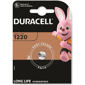 DURACELL BUTTON CELL LITHIUM BATTERY CR 1220 3V 1PC